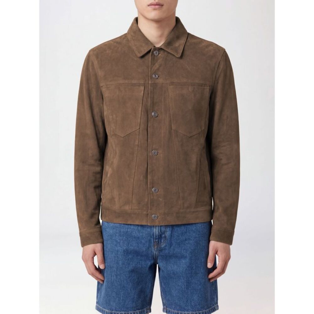 Giorgio Brato Men Giorgio Brato Lambskin Leather Shirt Jacket